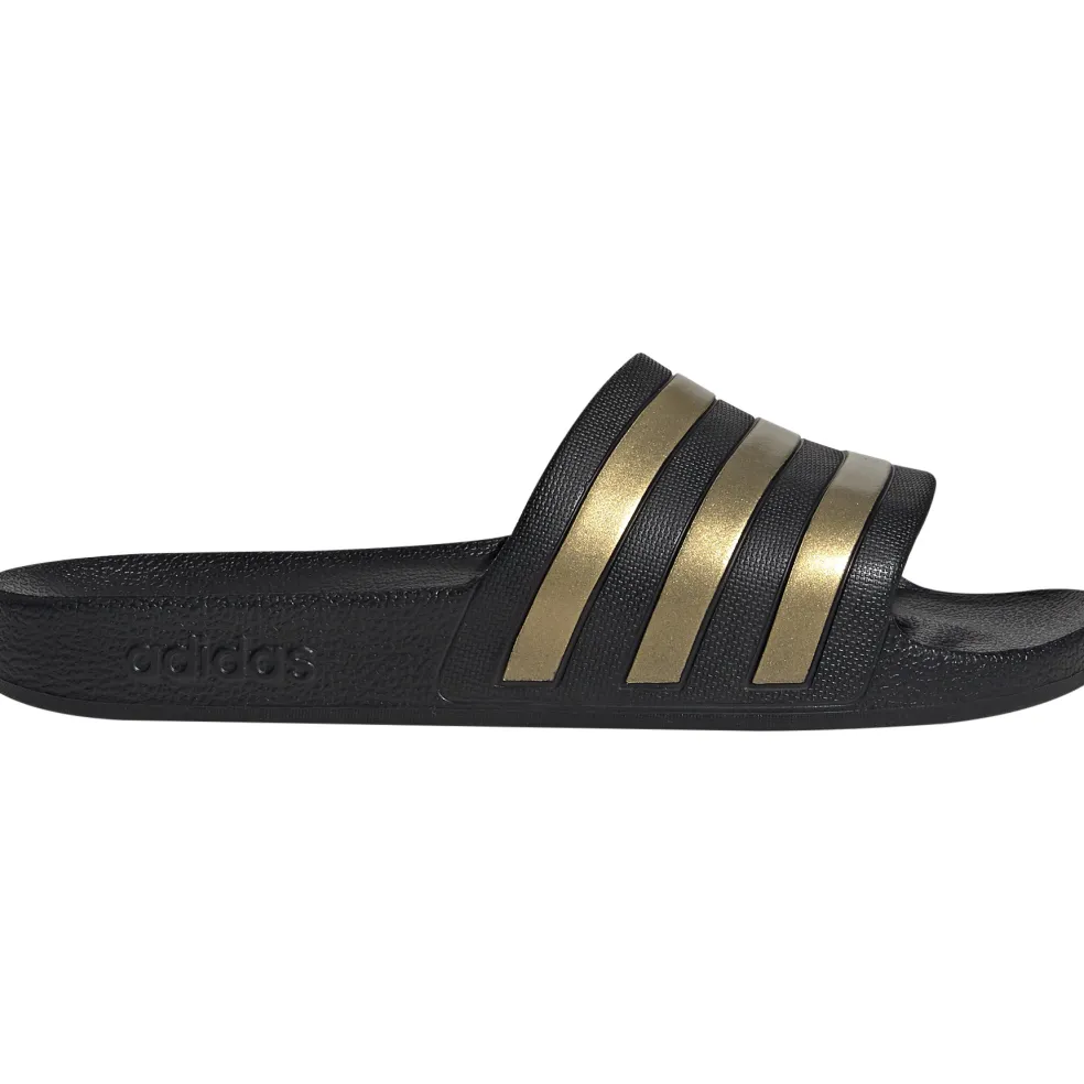 Adidas Adilette Aqua slippers core black gold metallic