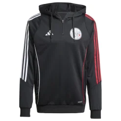 Adidas Ajax Tiro 24 hoodie heren black white bold red