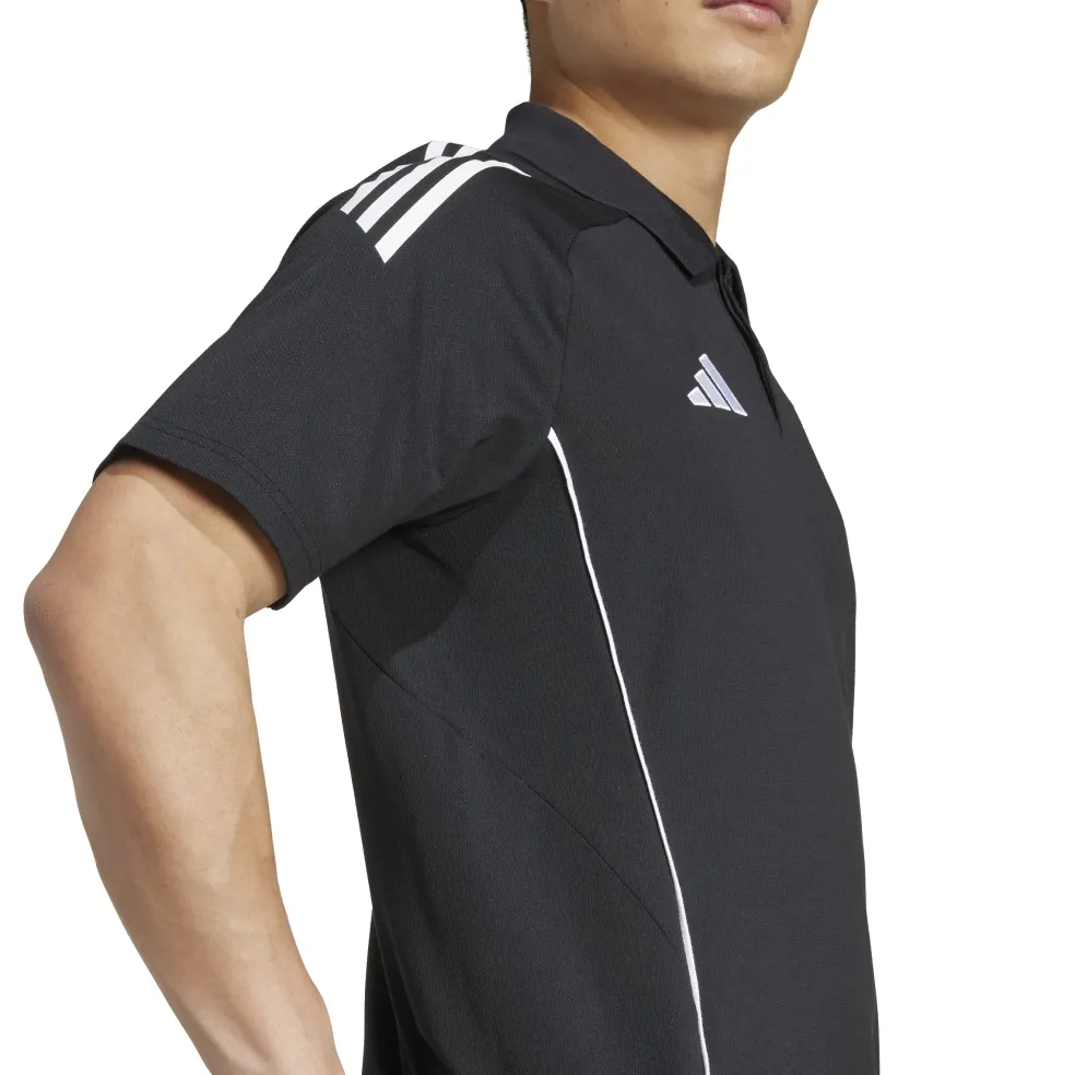 Adidas Ajax Tiro 25 polo heren black white bold red