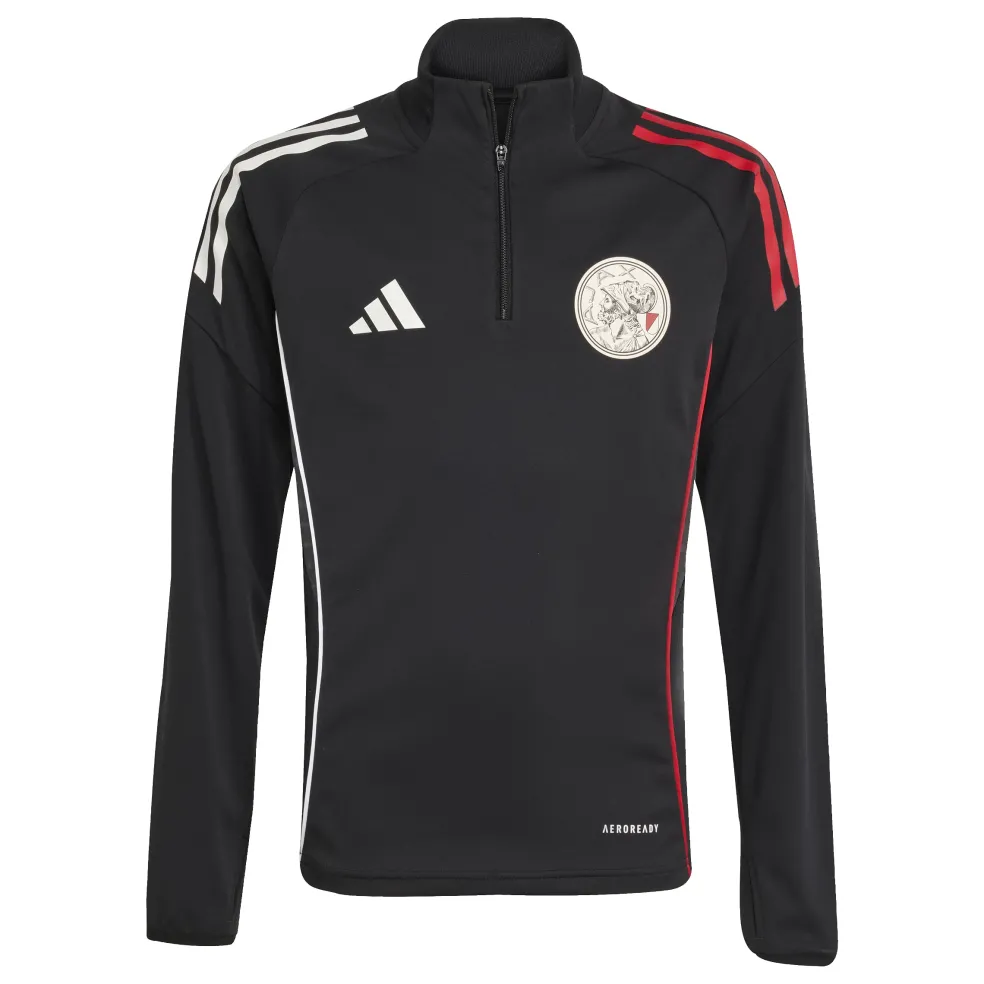 Adidas Ajax Tiro 25 trainingsshirt junior black white bold red