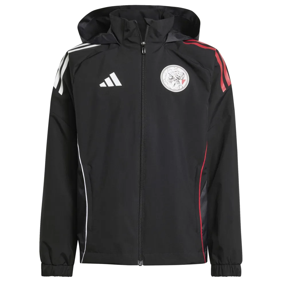 Adidas Ajax Tiro 25 trainingsjack junior black