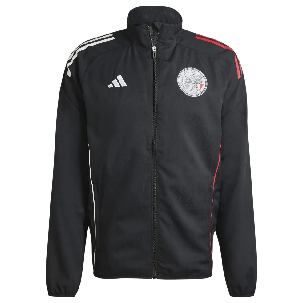 Adidas Ajax Tiro 25 trainingsjack heren black white bold red