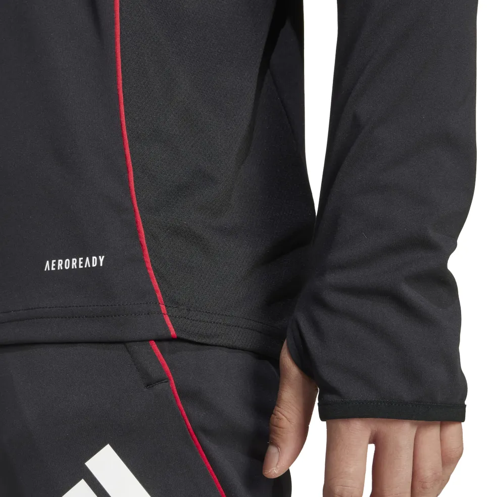 Adidas Ajax Tiro 25 trainingsshirt heren black white bold red