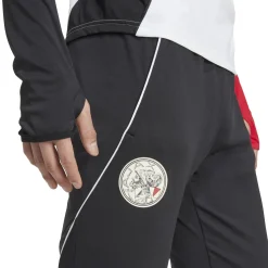 Adidas Ajax Tiro 25 trainingsbroek heren black white bold red