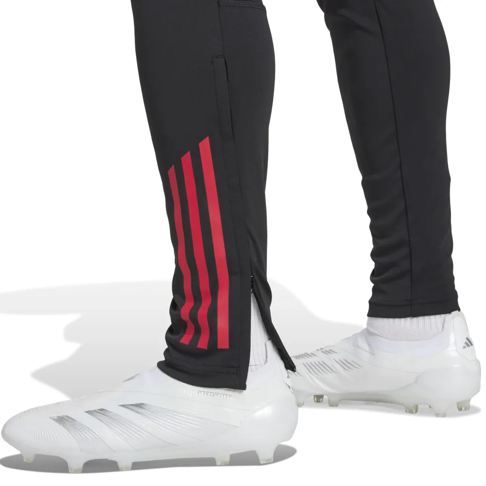 Adidas Ajax Tiro 25 trainingsbroek heren black white bold red