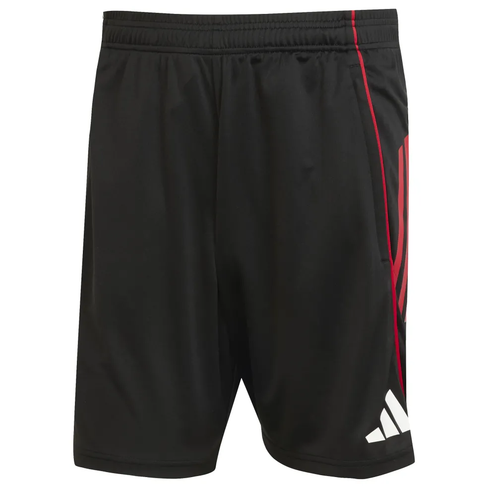 Adidas Ajax Tiro 25 voetbalbroekje heren black white bold red