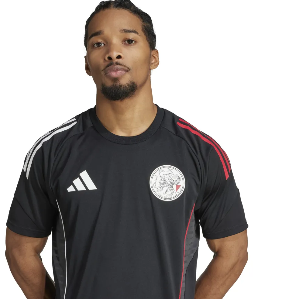 Adidas Ajax Tiro 25 voetbalshirt heren black white bold red