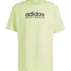 Adidas ALL SZN Graphic shirt heren pulse lime