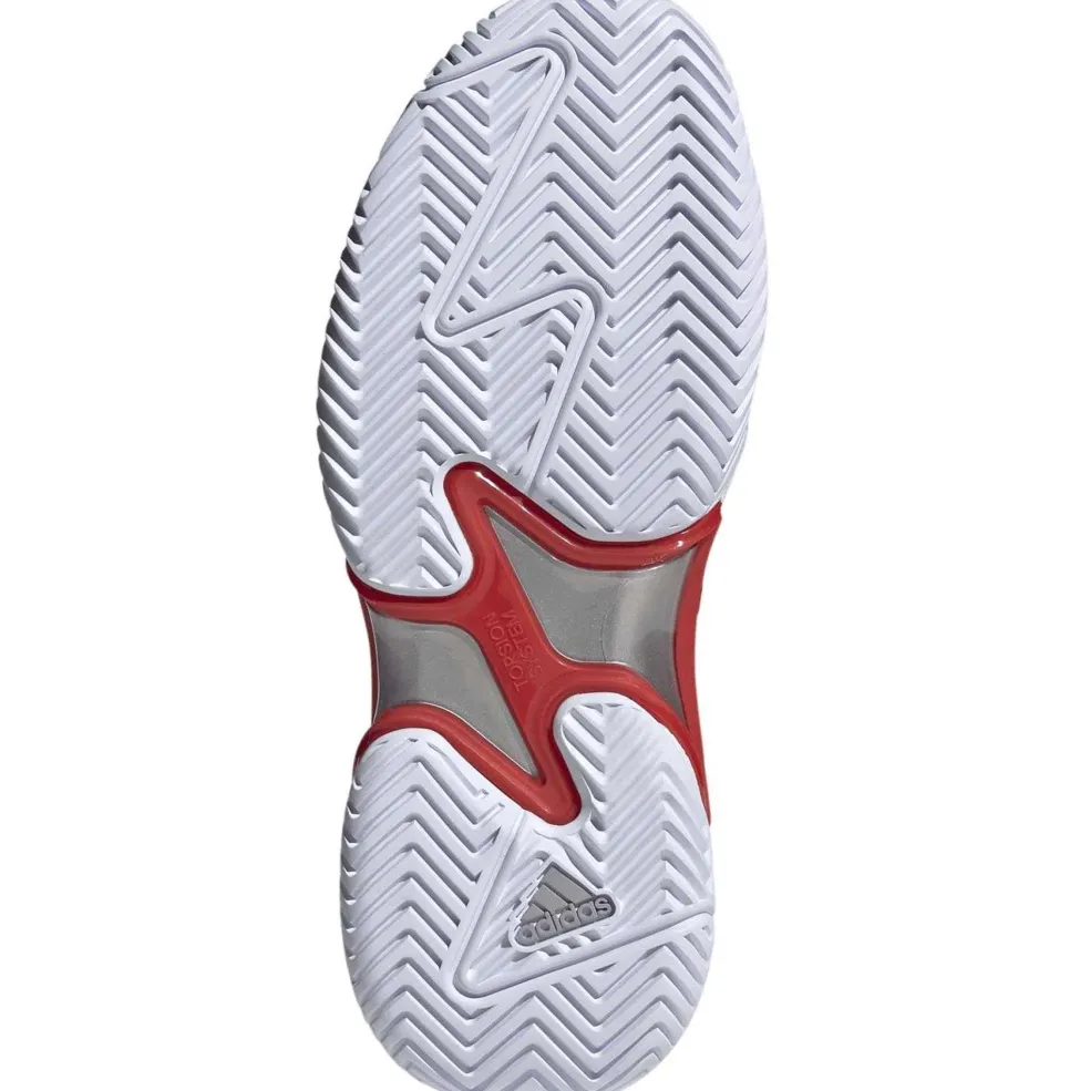 Adidas Barricade tennisschoenen dames white red
