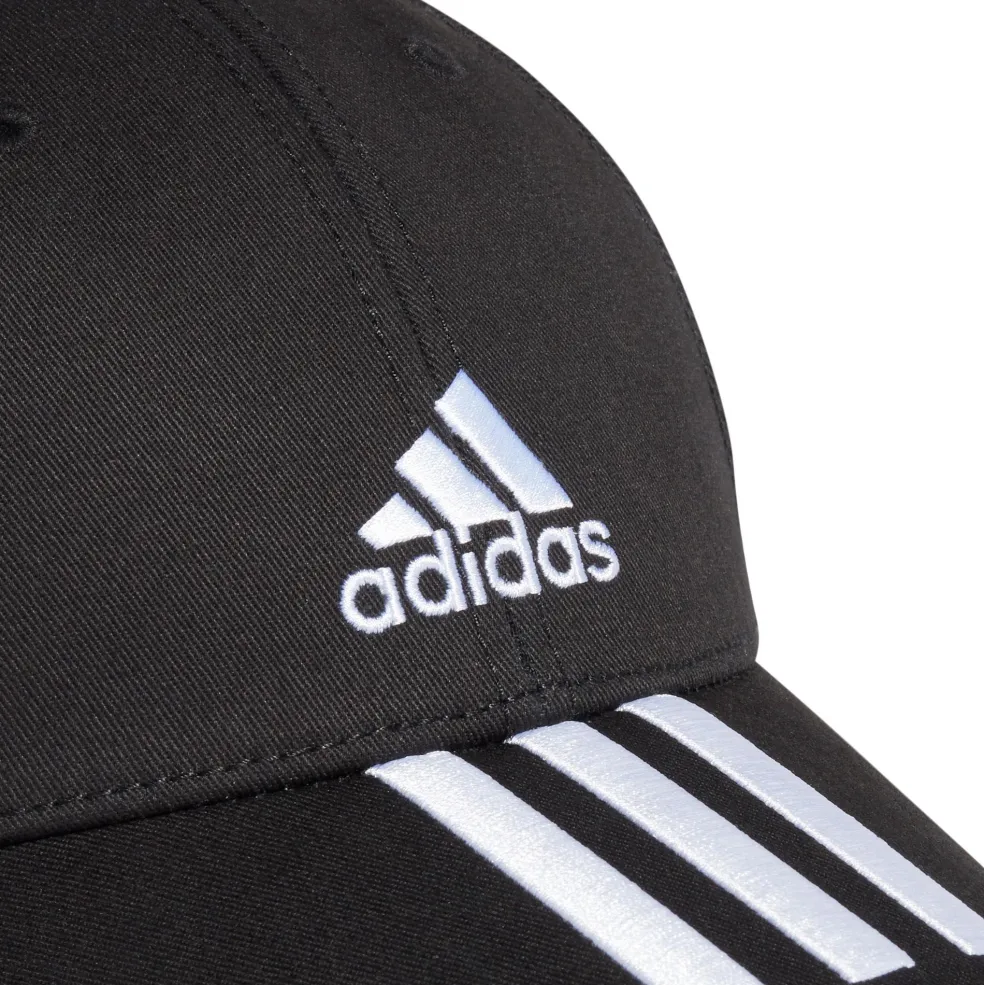 Adidas Baseball 3-Stripes Twill tennispet black - L