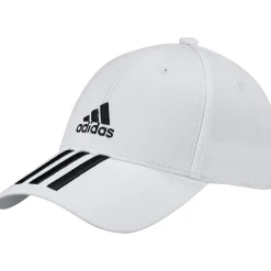 Adidas Baseball 3-Stripes Twill tennispet white - L