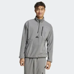 Adidas City Escape Polar fleece sweater heren grey four
