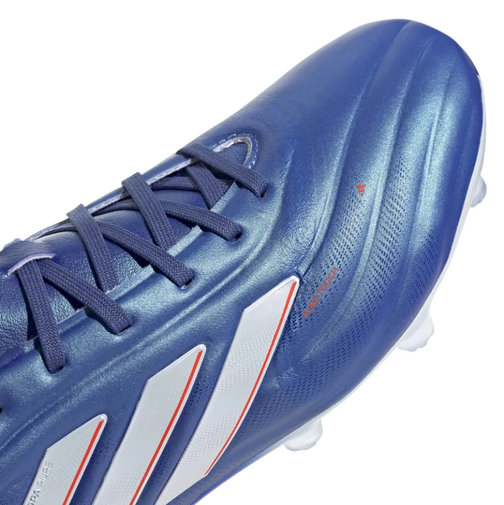 Adidas Copa Pure 2.2 FG voetbalschoenen lucid blue cloud white solar red