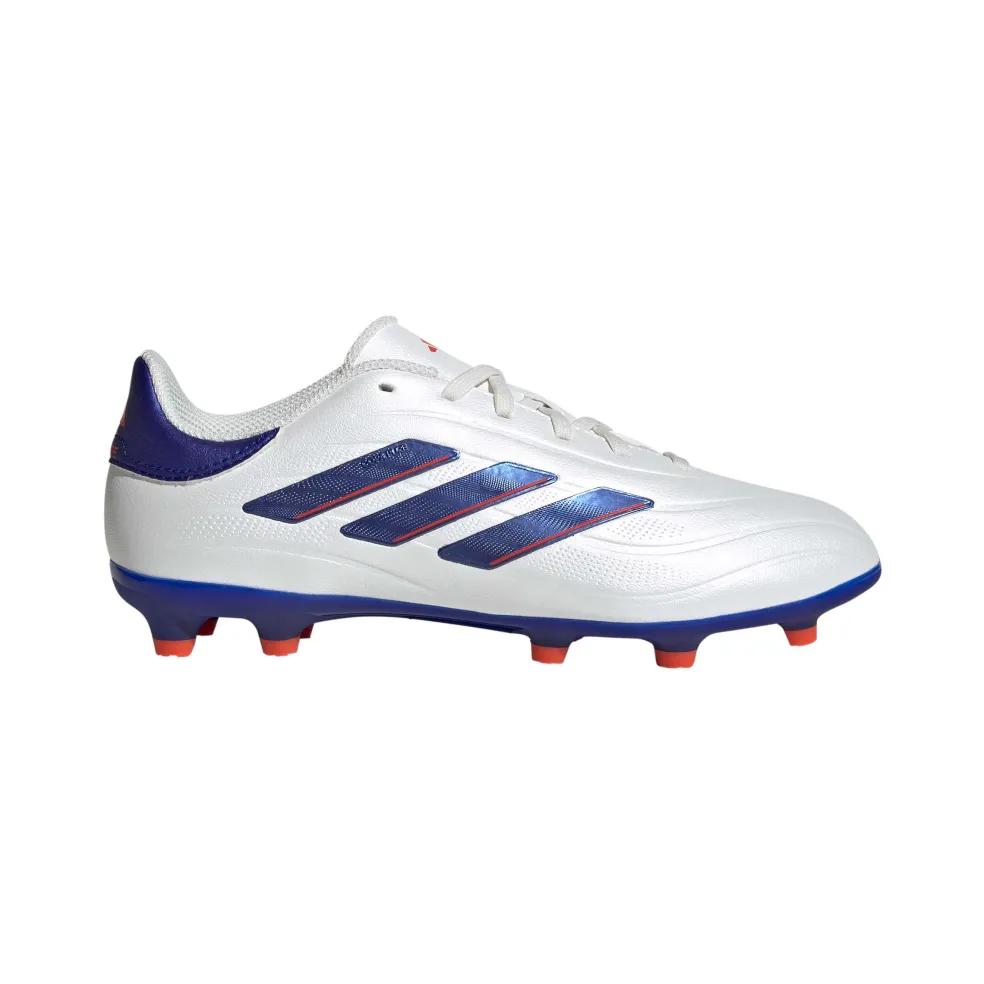 Adidas Copa Pure 2 League FG voetbalschoenen junior cloud white lucid blue solar red