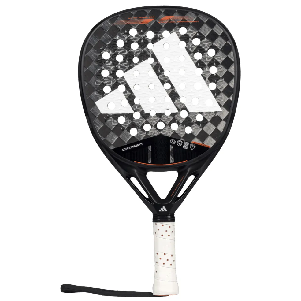Adidas Cross IT 3.4 padel racket black solar orange white