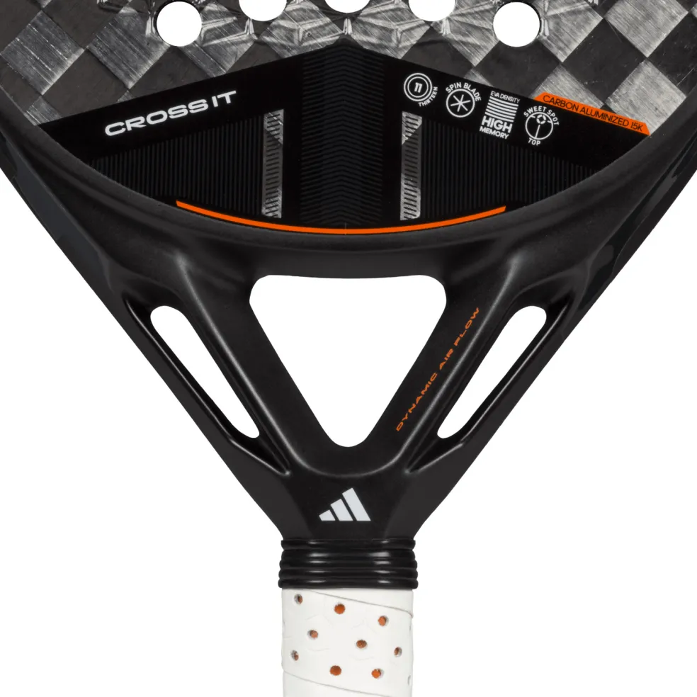 Adidas Cross IT 3.4 padel racket black solar orange white