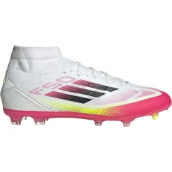 Adidas F50 League FG MG Mid voetbalschoenen heren cloud white core black solar yellow