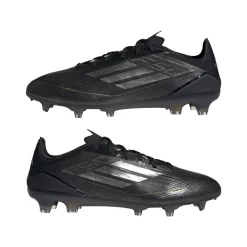 Adidas F50 Pro FG voetbalschoenen heren core black iron metallic gold metallic