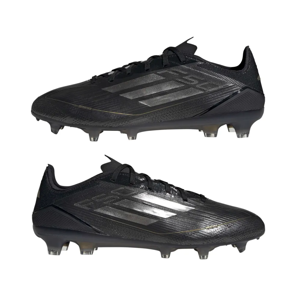 Adidas F50 Pro FG voetbalschoenen heren core black iron metallic gold metallic