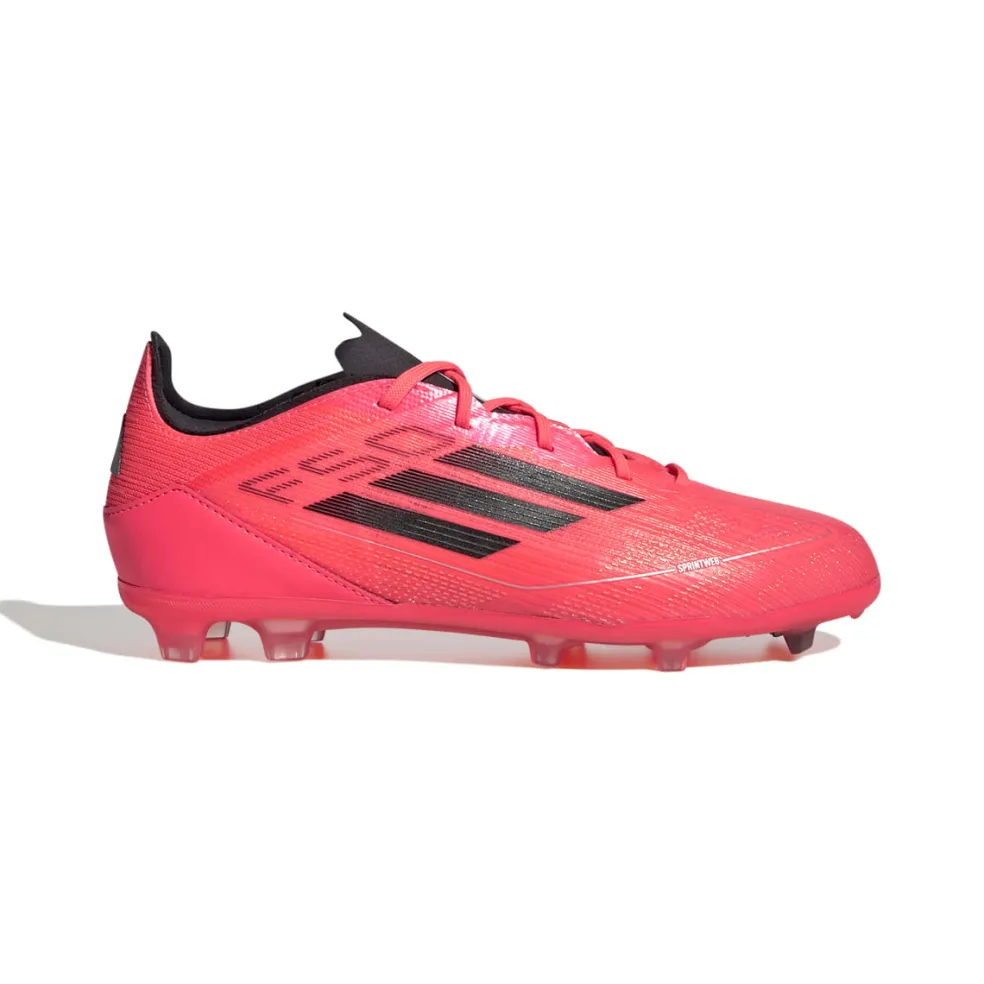 Adidas F50 Pro FG voetbalschoenen junior turbo aurora black platinum metallic