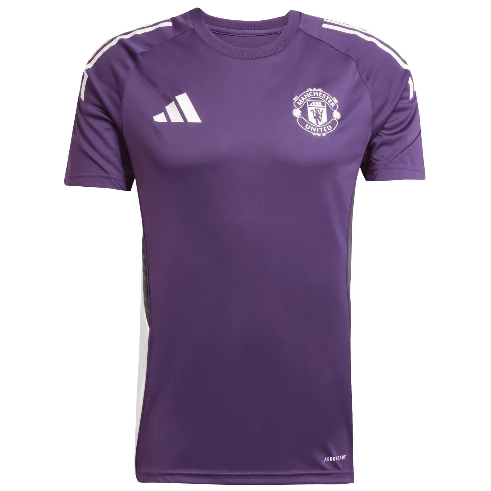 Adidas Manchester United Tiro 25 voetbalshirt heren aurora plum