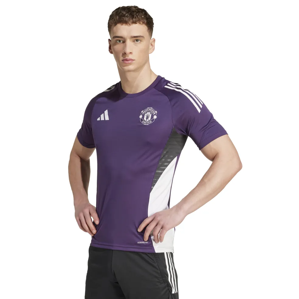 Adidas Manchester United Tiro 25 voetbalshirt heren aurora plum