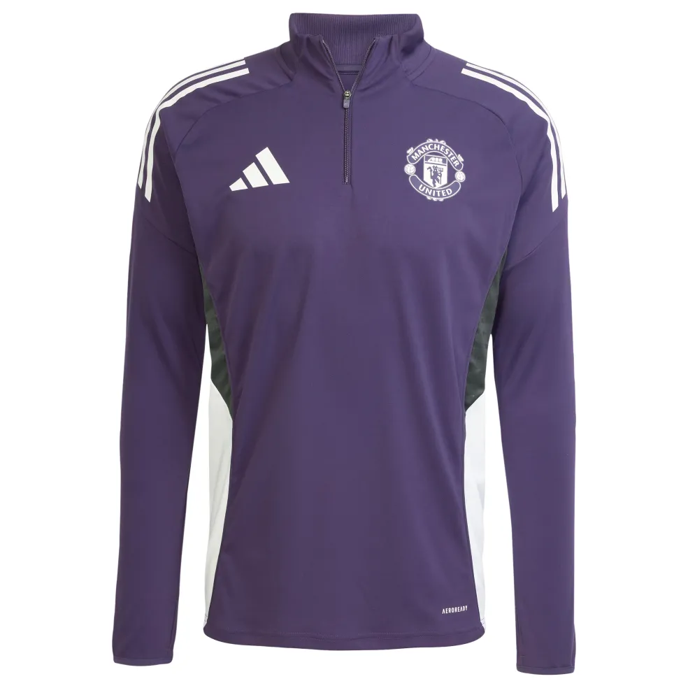 Adidas Manchester United Tiro 25 Competition trainingsshirt heren aurora plum