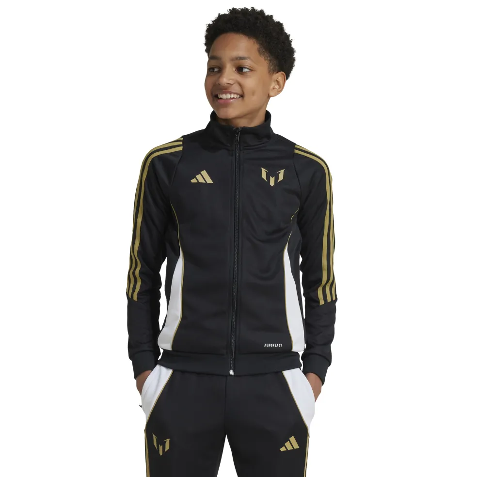 Adidas Messi trainingsjack junior black gold
