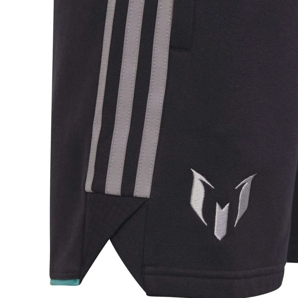 Adidas Messi voetbalbroekje junior black mint rush