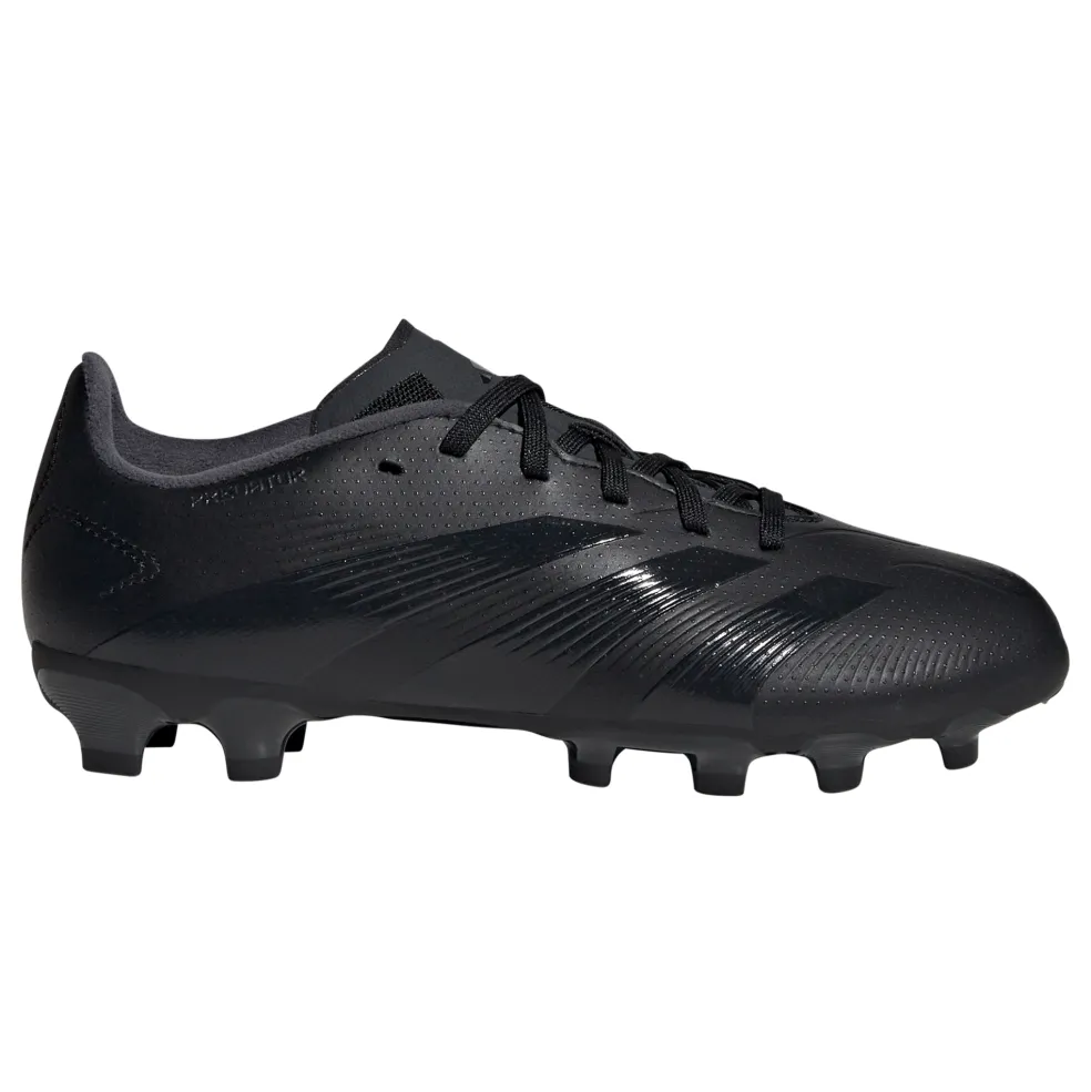 Adidas Predator 24 League Low MG junior voetbalschoenen core black carbon core black