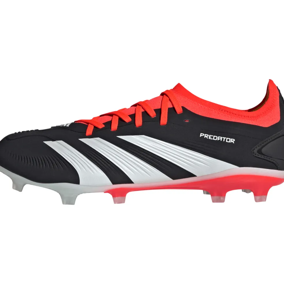 Adidas Predator 24 Pro FG voetbalschoenen heren core black cloud white solid red