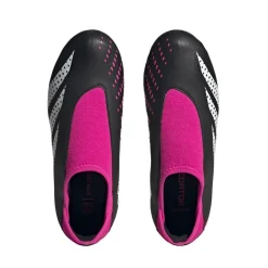Adidas Predator Accuracy.3 voetbalschoenen junior core black cloud white team shock pink 2