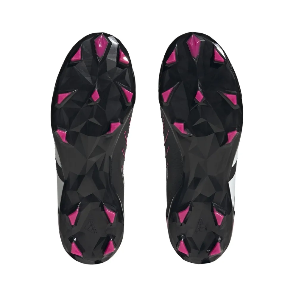 Adidas Predator Accuracy.3 voetbalschoenen junior core black cloud white team shock pink 2