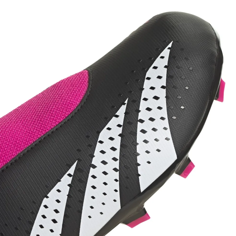 Adidas Predator Accuracy.3 voetbalschoenen junior core black cloud white team shock pink 2