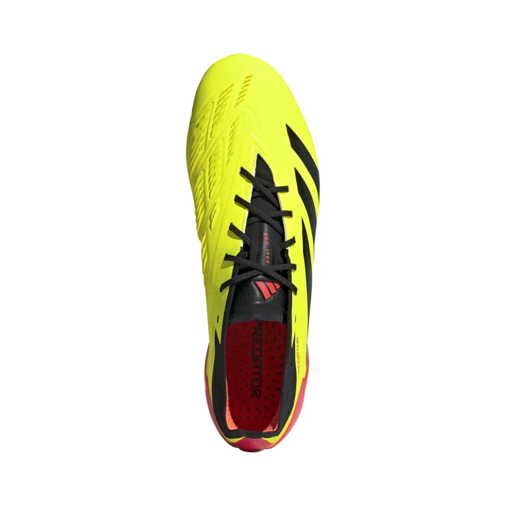 Adidas Predator Elite FG voetbalschoenen heren team solar yellow 2 core black solar red