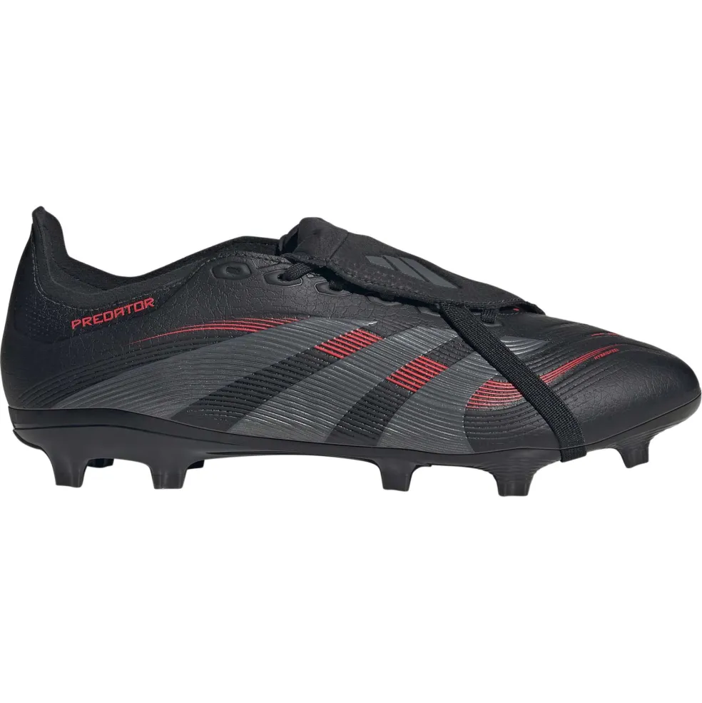 Adidas Predator League FG MG voetbalschoenen heren core black grey four lucid red