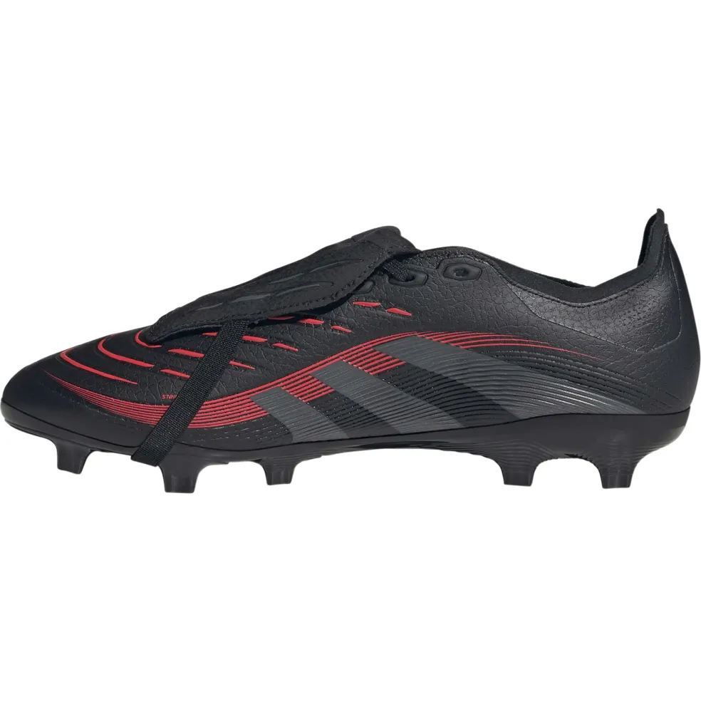Adidas Predator League FG MG voetbalschoenen heren core black grey four lucid red