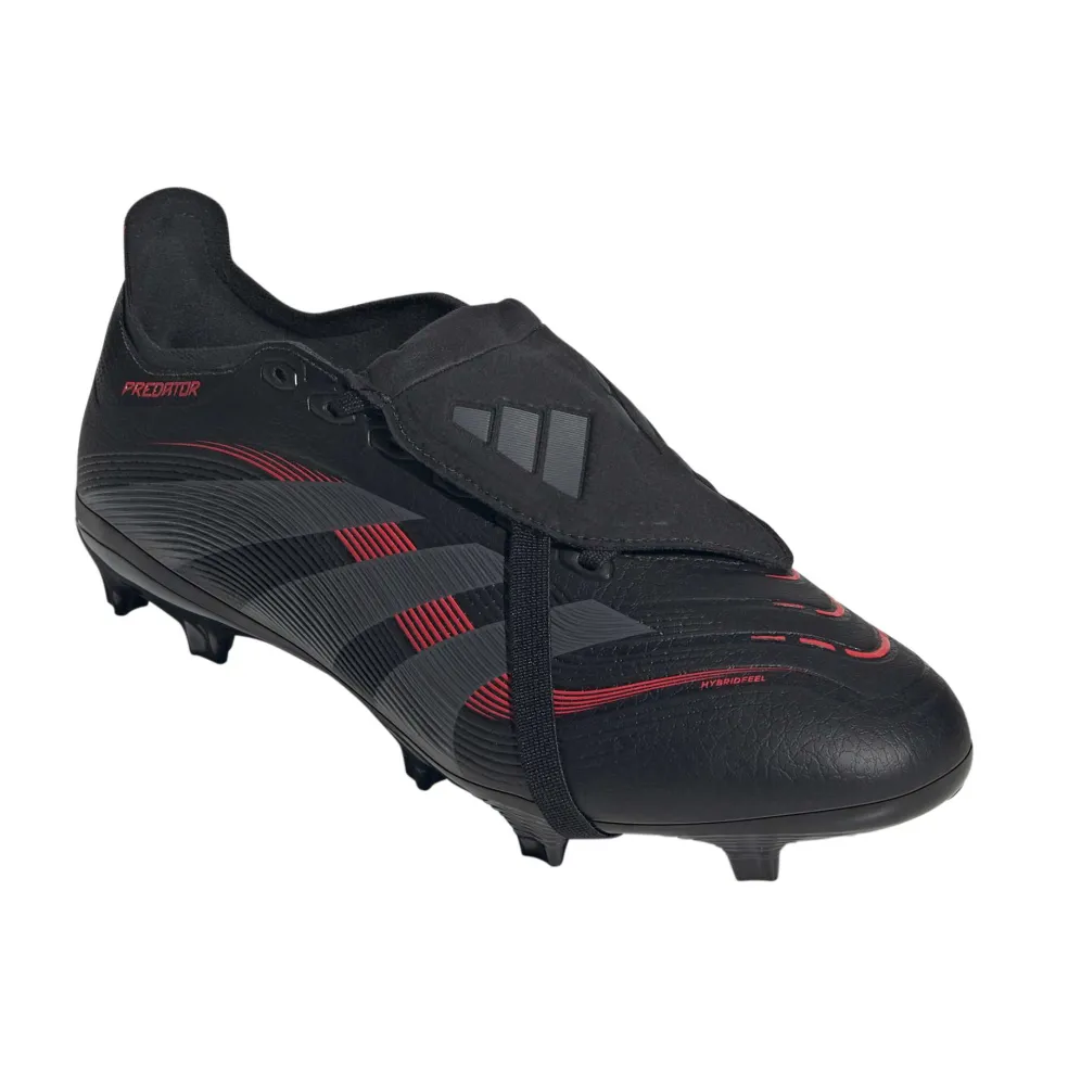 Adidas Predator League FG MG voetbalschoenen heren core black grey four lucid red