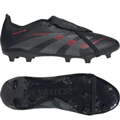 Adidas Predator League FG MG voetbalschoenen heren core black grey four lucid red