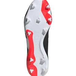 Adidas Predator League Laceless FG voetbalschoenen heren core black cloud white solar red