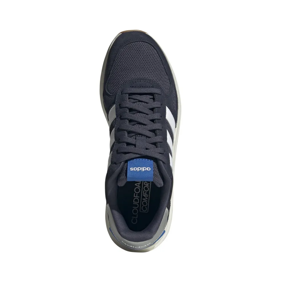 Adidas Run 84 schoenen heren shadow navy cloud white matte silver