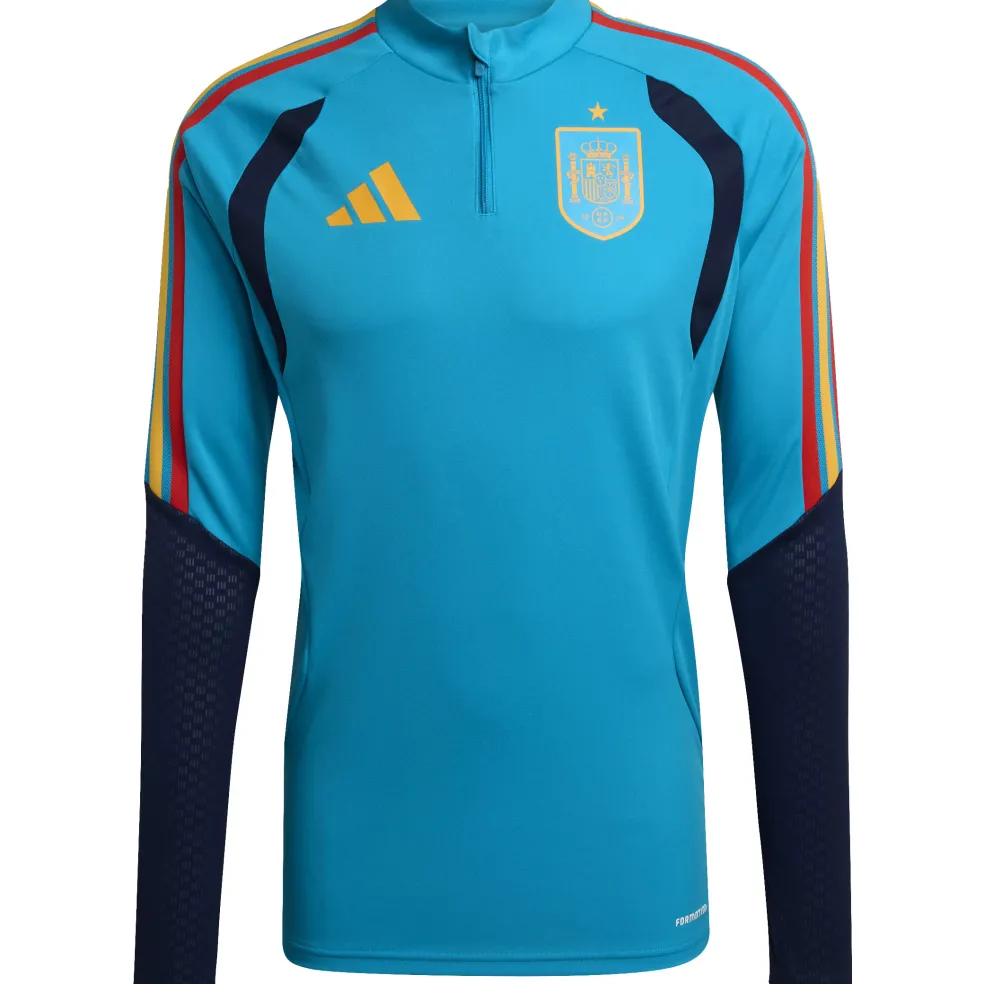 Adidas Spanje 26 Tiro trainingsshirt heren bold aqua