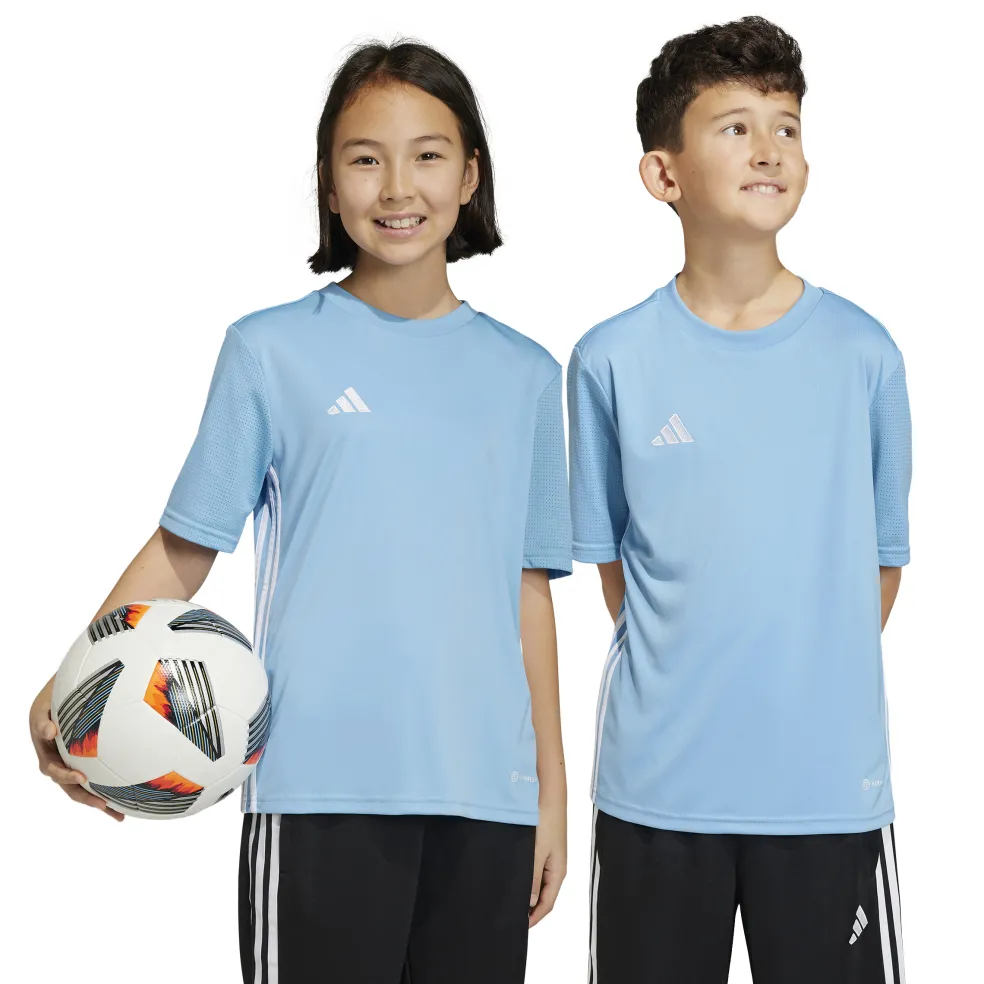 Adidas Tabela voetbalshirt junior 23 team light blue whit