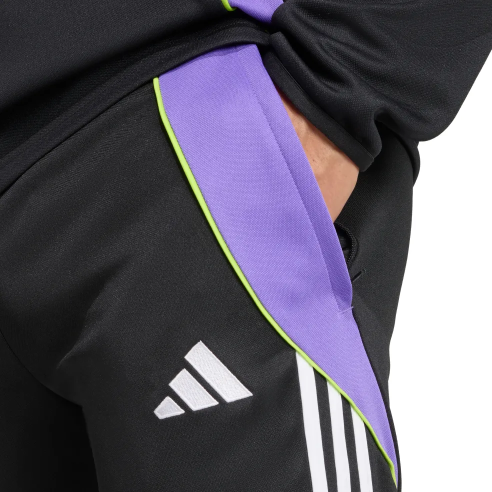 Adidas Tiro 24 trainingsbroek heren black purple rush