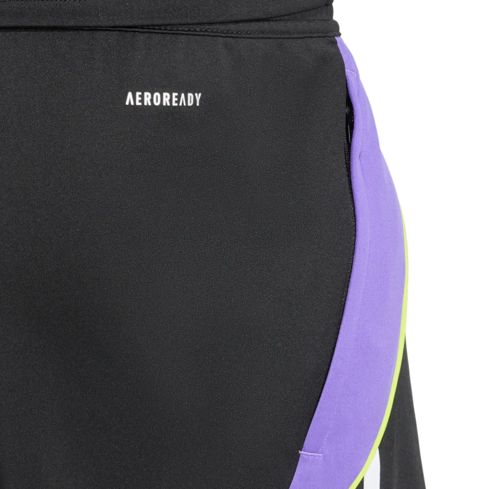 Adidas Tiro 24 voetbalbroekje heren black purple rush