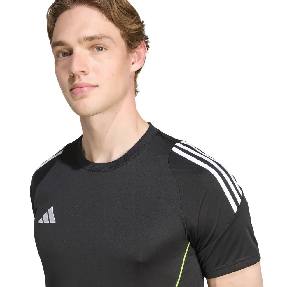 Adidas Tiro 24 voetbalshirt heren black purple rush