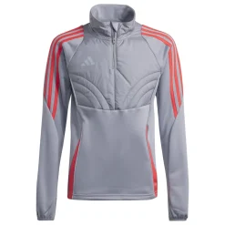 Adidas Tiro 24 Winterized trainingsshirt junior light onix shock red
