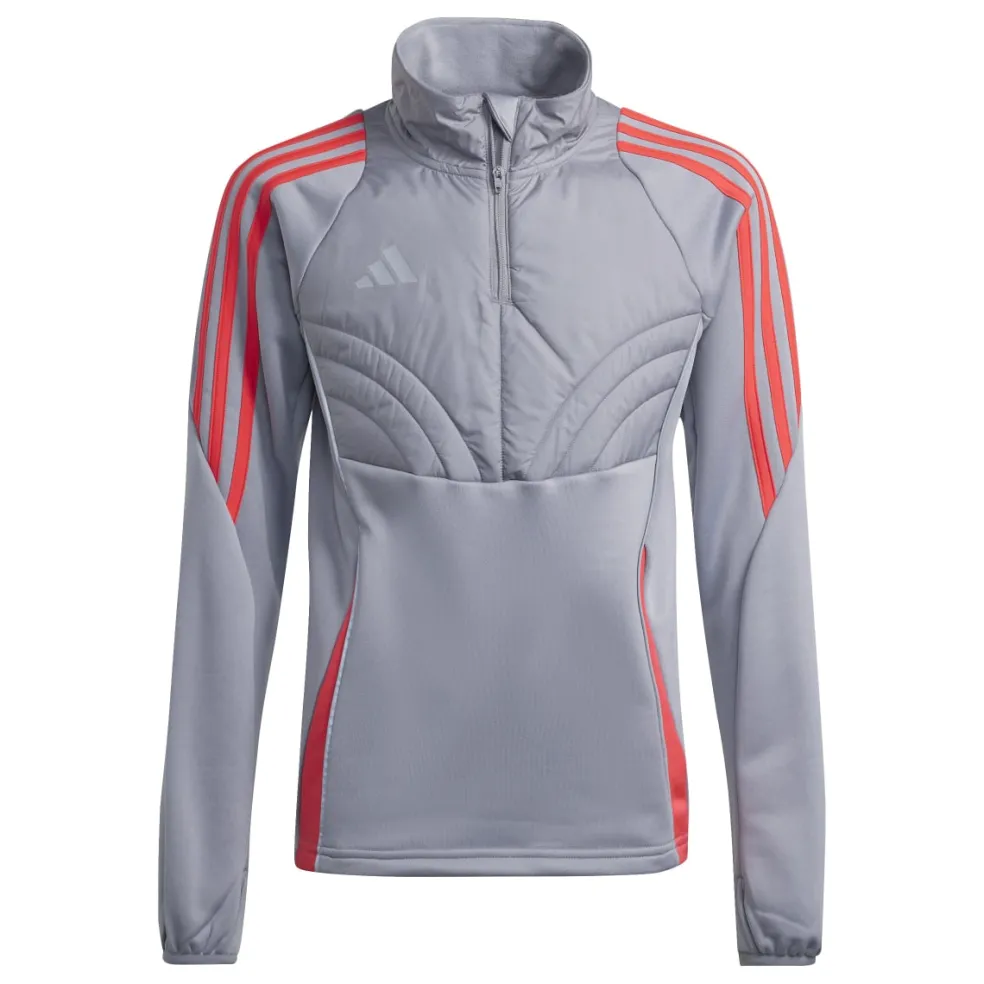Adidas Tiro 24 Winterized trainingsshirt junior light onix shock red