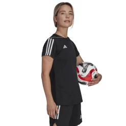Adidas Tiro voetbalshirt dames 23 black white