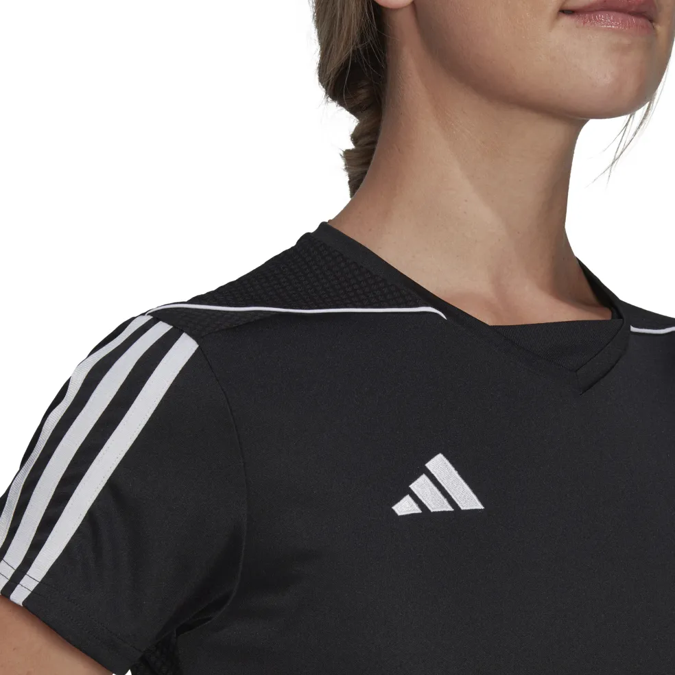 Adidas Tiro voetbalshirt dames 23 black white